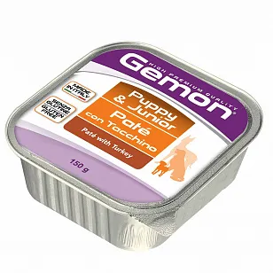 Gemon Dog консервы для щенков паштет индейка, 0.15кг