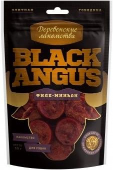 Лакомства  Деревенские для собак Black Angus филе - миньон 50 гр
