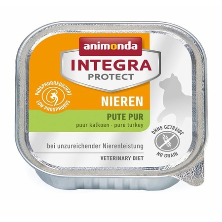 Animonda Integra Protect Renal с индейкой при почечной недостаточности ламистер диета для кошек влажный, 0.1кг