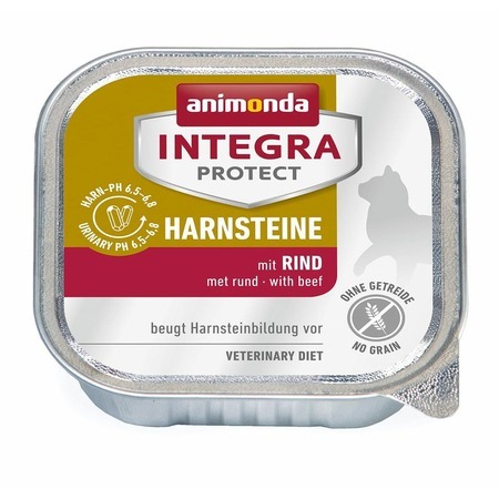 Animonda Integra Protect Urinary с говядиной при МКБ ламистер диета для кошек влажный, 0.1кг