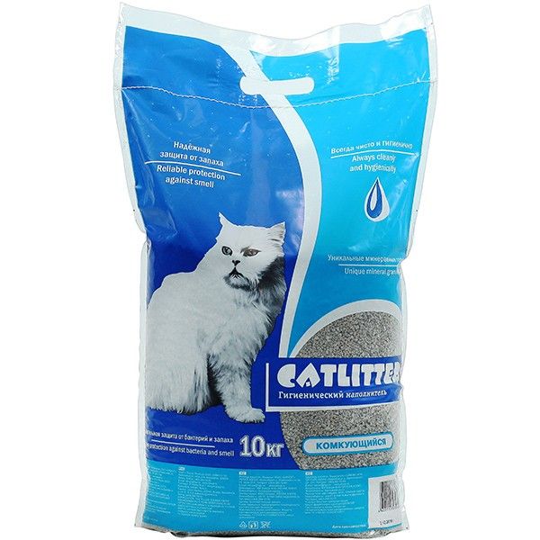 Наполнитель Сибирская Кошка Catlitter 10 кг комкующийся