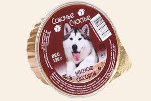 Собачье счастье консервы для собак 970 гр мясное ассорти